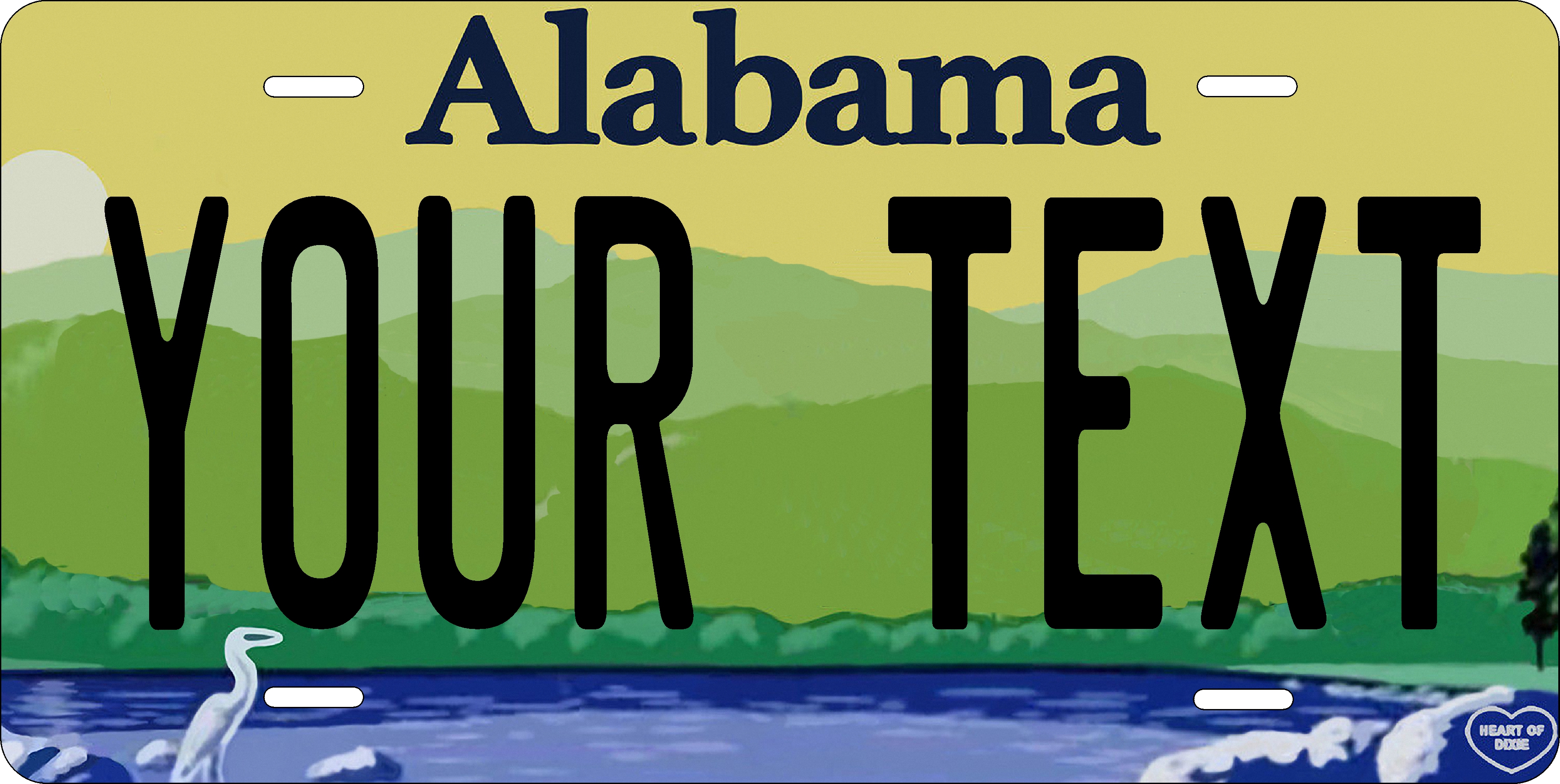 alabama-2014-license-plates-tag-personalized-auto-car-custom-vehicle-ebay